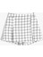 Tüvit Şort Etek Ekoseli Beli Lastikli 3
