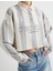 Polo Yaka Oversize Sweatshirt Baskılı Düğmeli Uzun Kollu 5