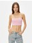 Basic Crop Atlet Ince Askılı Ribanalı Pamuklu Slim Fit 3