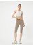 Spor Kapri Tayt Standart Bel Slim Fit 2