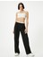 Basic Crop Atlet Ince Askılı Ribanalı Pamuklu Slim Fit 1