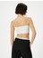 Basic Crop Atlet Ince Askılı Ribanalı Pamuklu Slim Fit 4