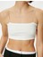Basic Crop Atlet Ince Askılı Ribanalı Pamuklu Slim Fit 5