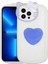 Apple iPhone 12 Pro Max - Uyumlu Kedi Figürlü Transparan Pop Soketli Ritmik Kapak-Mavi 1