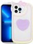 Apple iPhone 13 Pro Max - Uyumlu Kedi Figürlü Transparan Pop Soketli Ritmik Kapak-Lila 1