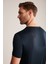 Bisiklet Yaka Lacivert Basic T-Shirt 3