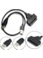 Yeni USB 2.0 - 2.5 Inç 22 7+15 Seri Ata Sata 2.0 Hdd/ssd Tat USB Adaptörü Dönüştürücü Tat - USB Kablosu Adaptörü SSD (Yurt Dışından) 4