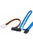 Sata 7 Pın Sas 29 Pin SFF-8482 ve 4 Pin Kablo Erkek Konnektör Adaptörü Dönüştürücü Sabit Disk Sürücüsü Güç Kablosu Adaptörü (Yurt Dışından) 2