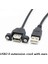 Bilgisayar Veri Hattı USB 2.0 B Dişi Soket Panel Montajlı USB B Erkek Yazıcı Uzatma Kablosu Kulak Montajlı Uzatma Kablosu Kablolu (Yurt Dışından) 2