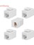 5-Pack Cat6 RJ45 Keystone Jack Dişi Bağlayıcı Ekleme Snap-In Konnektör Soketi Adaptör Bağlantı Noktası Duvar Plakası Çıkış Paneli (Yurt Dışından) 2