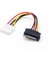 Rgeek 15 Pin Seri Sata Erkek - Molex Lp4 Dişi Güç Kablosu 15CM(6INCH) (Yurt Dışından) 4