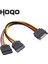 Sata Splitter Y Kablosu 1 Ila 2 Uzatma Kablosu Sata Iı Sabit Disk Sata Güç Kablosu Erkek 2 Kadın Cabo 15PIN (Yurt Dışından) 1