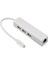 Macbook ve Chromebook Için Ethernet Ağ Lan Adaptörlü USB 3.1 Tip C Usb-C Çoklu 3 Bağlantı Noktalı Hub (Yurt Dışından) 1