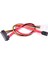 Yeni Sata Combo 15 Pin Güç ve 7 Pin Veri Kablosu 4 Pin Molex'ten Seri Ata Kurşun Kabloya Molex Sata Güç Adaptörüne (Yurt Dışından) 4