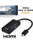 Tip C ve Mikro USB - HDMI Uyumlu Adaptör Dijital Video Ses Dönüştürücü Kablo Konektörü Dizüstü Telefon Için Mhl Bağlantı Noktalı (Yurt Dışından) 1
