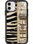 Apple iPhone 11 Zebra Gazete Tasarımlı Glossy Telefon Kılıfı 1