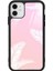 Apple iPhone 11 Beyaz Palmiye Tasarımlı Glossy Telefon Kılıfı 1