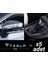 Tesla Uyumlu Metal Sticker 5 Adet Oto Aksesuar Oto Sticker Çıkartma Araba 1