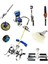 Turbo Motorlu Sırt Tırpan Çim Biçme Makinesi Bahçıvan Seti 9 Parça 1
