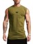 Erkek Nem Emici Hızlı Kuruma Atletik Teknik Performans Sporcu Sıfır Kol T-Shirt Mg-Atlet 1