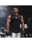Erkek Nem Emici Hızlı Kuruma Atletik Teknik Performans Sporcu Sıfır Kol T-Shirt Mg-Atlet 2