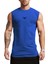 Erkek Nem Emici Hızlı Kuruma Atletik Teknik Performans Sporcu Sıfır Kol T-Shirt Mg-Atlet 1