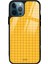 Apple iPhone 11 Pro Max Retro Plaid Tasarımlı Glossy Telefon Kılıfı 1
