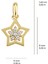 14 Ayar Altın Yaşlı Yıldız Kolye Ucu 0,53 gr 2