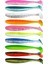 No.6 Tarzı 55 mm Yumuşak Cazibesi Jig Wobblers Balıkçılık Cazibesi Shad T-Kuyruk Yapay Silikon Lures Bas Pike Olta Takımı (Yurt Dışından) 3