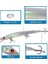No.1 Tarzı 1 Adet Uzun Atış G Minnow Balıkçılık Lures Uçan Balık Klasik Wobblers Plastik Sert Crankbait Sazan Pike Olta Takımı (Yurt Dışından) 5