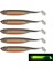 No.5 Tarzı 7cm Set G Wobbler Balıkçılık Yumuşak Cazibesi Gökkuşağı Parlatıcı Yem T-Kuyruk Biolicon Yapay Balıkçılık Aksesuar Takımı (Yurt Dışından) 1