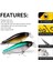 5.6cm 6g Renkli J Stili Proberos Crankbait Balıkçılık Yemleri Karışık Boyutlu Trolling Minnow Yapay Krank Bas Yemler Wobbler Alabalık Sazan Olta Takımı (Yurt Dışından) 5