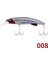 No.8 Stili 110MM 60G D1 Deniz Minnow Ağır Batan Cazibesi Gg Kayalar ve Kumsal Sert Yem Ton Balığı Wobblers Sazan Tiz Kancalı Crankbait Turna (Yurt Dışından) 1