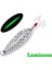 Gümüş Işıklı Stil 15G 60MM 1 Adet Metal Luminouer Kaşık Fshing Lures 7g 10G 15G Bas Yapay Yem Tüy Tiz Kanca Wobbles Deniz Pesca Mücadele (Yurt Dışından) 1