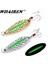 Gümüş Işıklı Stil 15G 60MM 1 Adet Metal Luminouer Kaşık Fshing Lures 7g 10G 15G Bas Yapay Yem Tüy Tiz Kanca Wobbles Deniz Pesca Mücadele (Yurt Dışından) 4