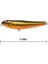 B2 -63MM-5G Stili G Yeni Topwater Kalem Wtd Yüzey Balıkçılık Cazibesi Köpek Yürümek Yapay Tuzlu Su Sert Yem Bass Plastik Yürüteç Takımı (Yurt Dışından) 5