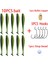 Koyu Gri Tarzı 7cm Texas Rig Full Set 5. Silicone Soft Bait Wobblers For Pike Bait Fish Hook Bullet-Shaped Braker Bead Set Bait Set (Yurt Dışından) 1