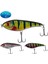 120MM 49G Yeni 002 Stili 120 mm G Yeni Renk Düşük Batan Muskie Pike Jerk Yemi Tiz Kancaları Güçlendiren Sert Yem Balıkçılık Cazibesi (Yurt Dışından) 4