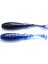 Siyah Mavi Tarzı 2 ADET-128MM-11.0G B & U 8ccm Yumuşak Balıkçılık Lures Swimbait Yayın Balığı Olta Takımı Wobblers Pike ve Bass Için Kauçuk Yem Softbaits (Yurt Dışından) 1