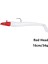 1 Adet Kırmızı Kafa 34G Tarzı Hot Mg Worms Fish Lure Soft Shrimp Drop Shot Rubber Jig Head Shad Perch Pike Trout Wobblers Fishing Tackle Head Bait (Yurt Dışından) 1
