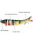 D8J02 387 Stili Ods 14CM 30G Batan Wobblers Balıkçılık Lures Eklemli Crankbait Swimbait 8 Segment Sert Yapay Yem Olta Takımı Cazibesi (Yurt Dışından) 3