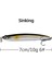 6-10G Tarzı 1 Adet Yüksek Li Heyecan Sopa Balıkçılık Cazibesi 8.1g 10G Yüzen Kalem Uzun Döküm Shad Minnow Yapay Yem Pike Lures (Yurt Dışından) 1