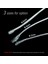 4mm 2 Metre Stili Bimoo 2m Inci Beyazı Fale Body Tube Minnow Fly Rib Body Maylor Tube Flaş Örgülü Tüpler Yem Balık Fly Bağlama Malzemeleri (Yurt Dışından) 4