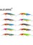 F4 Stili M 26G Minnow Balıkçılık Lures Derin Dalış Plastik Yapay Crankabit Wobbler Tiz Kancalar Levrek Pike Olta Takımı (Yurt Dışından) 3