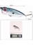 B Tarzı 1 Adet Balıkçılık Lures 6.5cmg Topwater Popper Yem 5 Renk Sert Yem Yapay Wobblers Plastik Olta Kanca ile Mücadele (Yurt Dışından) 4