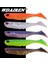 Karışık Renk Stili 5pcslot Silikon Yumuşak Yem Solucanlar Balıkçılık Lures Jig Wobblers G T-Tail Kauçuk Yapay Cazibesi Shads Bas Pesca Mücadelesi (Yurt Dışından) 2