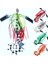 Siyah Mavi Tarzı 5 Adet Boyut 15# 17# Snapper Etek Silikon Etek Çanlı Kauçuk Jig Etek Kancaları Yardımcı Kanca Jig Kancası Deniz Balıkçılığı Kancası Jig Kafası (Yurt Dışından) 5