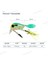 K Tarzı 40MM 8g Pero G Yüzen Crankbait Balıkçılık Yemleri Wobbler Er Yapay Yem Sığ Alabalık Alan Bass Topwater Yüzey Cazibesi (Yurt Dışından) 3