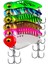 No.5 Tarzı 36MM-8G Metal Vıb Balıkçılık Cazibesi 5g 8g 14G 20G Canlı Titreşimler Kaşık Cazibesi Bas Yapay Sert Yem Ağustosböceği Cazibesi Vıb Yem 3D Gözler (Yurt Dışından) 2