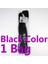 Siyah Stil Wifreo 1 Paket 30CM Kıvrımlı Kinky Minnow Fiber Streamer Fly Fibers Bucktail Jig Kafa Bağlama Malzemesi Fly Balıkçılık Bas Cazibesi (Yurt Dışından) 1